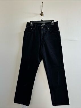 L.L. Bean black stone washed denim jeans in original fit- 12 tall